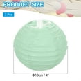 thumbnail image 2 of Uxcell Round Paper Lanterns, Decorative Hanging Lanterns Lamp Party Decorations for Birthday Wedding Home Light Blue 4 in, 2 of 6