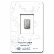 1 gram Platinum Bar - (In Assay)