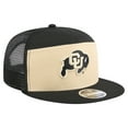 thumbnail image 3 of Men's New Era Black/Gold Colorado Buffaloes Outdoor Wide Panel 9FIFTY Snapback Trucker Hat, 3 of 5
