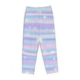 thumbnail image 4 of Haiem Striped Gradient Women's Pajama Pants Ultra Lightweight Pjs Bottoms Sleepwear Bottom Pants With Pocket Drawstring-Small, 4 of 9