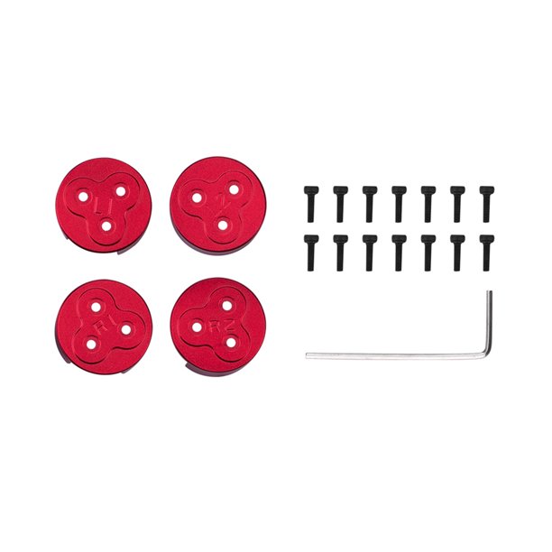 Likrtyny Cover Hood Protection Guard Drone Accesorios para DJI Avata (Rojo)