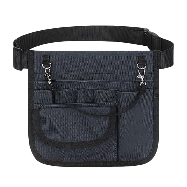 Cinturón organizador de bolsillos de tela Oxford para , riñonera organizadora de , riñonera para tijeras, de cuidado, accesorios, estuche de herramientas Azul oscuro Baoblaze Riñonera de enfermera