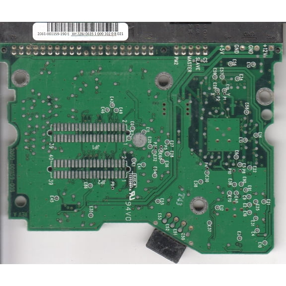 WD800BB-00FRA0, 2061-001159-190 E, WD IDE 3.5 PCB
