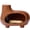 Terracotta, variant on Qczoyp Terracotta Ceramic Palo Santo Burner, Chimney Sage Stick Smudge Bowl for Energy Clearing & Meditation, Anxiety Relief Spiritual Gift for Housewarming & Self-Care Lovers