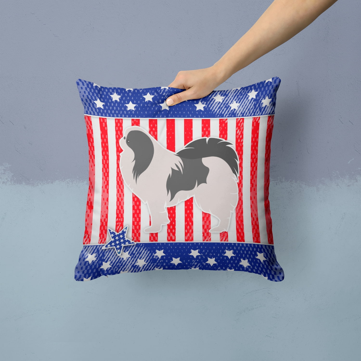 Design with Dog Fabric Decorative Pillow