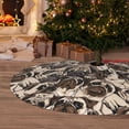 thumbnail image 2 of Cauagu 30" Christmas Tree Skirt Cute French Bulldog Pattern Christmas Tree Decorations Tree Mat for Xmas Decorations Occasion Holiday Home Decor -30", 2 of 7
