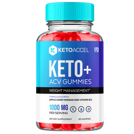 Keto Accel Keto ACV Gummies - Apple Cider Vinegar Supplement for Energy & Focus - Dietary Supplement Gummies with Apple Cider Vinegar Folate Vitamin B12 B6 Beet Root (60 Gummies)