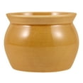 thumbnail image 3 of Ceramic Stew Pot Light Brown For Small Families Home Cooking 1Pack 4.4x4.4x3.1in, 3 of 8