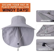 REDESS Nylon UPF 50+Fishing Hat for Men and Women-Khaki