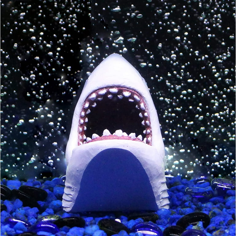 Jaws fish tank shop decorations