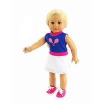 Purple Tennis Uniform Outfit for 18inch Dolls | American Fashion World