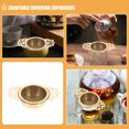thumbnail image 3 of FONDOTIN 2Sets Elegant Stainless Steel Tea Infuser with Fine Mesh Filter for Tea and Coffee Brewing, 3 of 7
