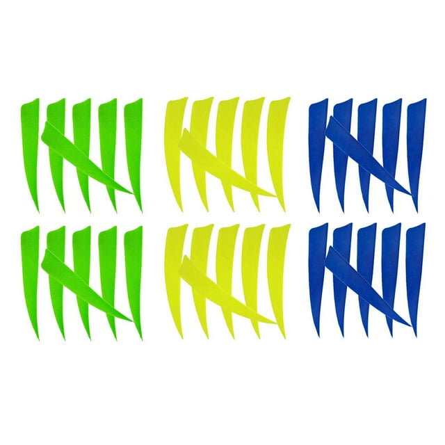 S SERENABLE 36 Pieces 4 Inch Feathers Fletchings Vanes Target Hunting