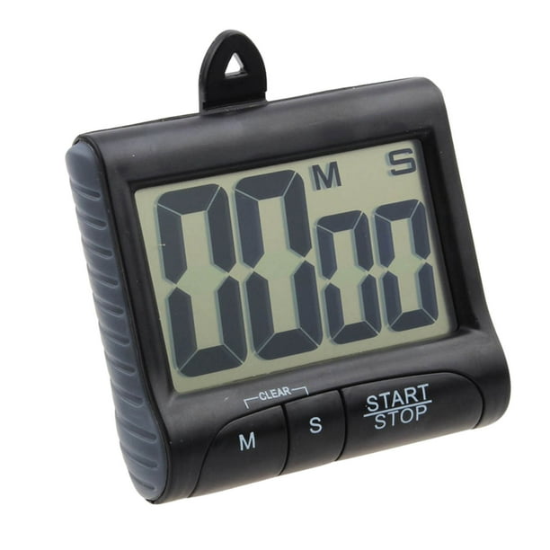Temporizador digital de cocina con alarma sonora y cuenta regresiva con imán