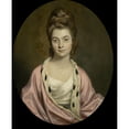 thumbnail image 2 of Sir Joshua Reynolds 12x14 Gold Ornate Wood Frame and Double Matted Museum Art Print Titled - Portrait of Mrs. Thomas Watkinson Payler (1771), 2 of 4