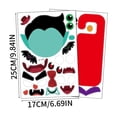 thumbnail image 2 of Halloween Crafts for Student Vampire Door Hanger Kit Halloween Party Favors Fun Diy Activities with Cardstock Paper and Foam for Holiday Home Decor 3 Piece Set, 2 of 7