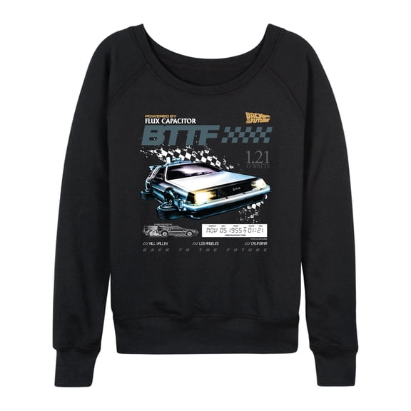 Back To The Future - Speedway - Women's French Terry Long Sleeve Shirt