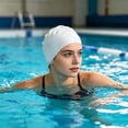 thumbnail image 2 of Silicone Swimming Cap for Competitive and – Flexible Water Headwear for Comfortable Fit and Reduced Drag (Hydro Optimized Design), 2 of 5
