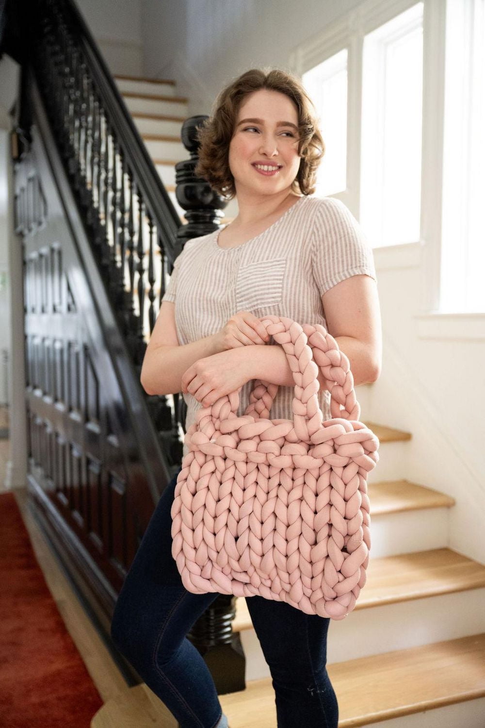 Fil Lion Brand Cover Story Squish Stitch Fil #7 Jumbo 550g /24m 1 Pelote