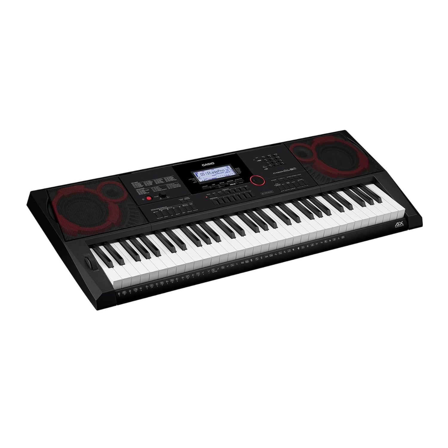 Casio CT-X3000 61-Key Portable Keyboard Bundle with Stand and Bench (3 Items)