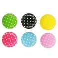 thumbnail image 3 of WHAMVOX Colored Dot Disposable Plates for DIY Christmas Decorations Assorted Color 7 inch Plastic, 3 of 8