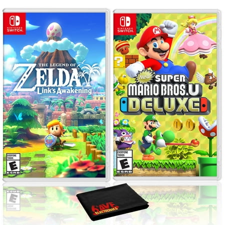The Legend of Zelda: Links Awakening + New Super Mario Bros. U Deluxe - 2, Nintendo Switch, HACPAR3NA-06