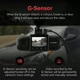 thumbnail image 5 of YADA 1080P Dual Camera Dashcam, 120 Degree Wide Angle Lens, 1.5" LCD Screen, G-Sensor Technology with Park and Record Mode, 5 of 12