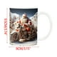 thumbnail image 1 of Pisexur Batería de cocina Taza navideña inflada con diseño de muñeco de nieve, taza de Papá Noel inflada de 15 oz y 11 oz. para la cocina del hogar, 1 of 5