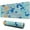 Blue And Orange, variant on Blue and Black Camouflage mousepad Gamingwaterproofwashable for Office Home Work GamingmousematRubber Base Mousepad with Stitched Edges 31.5x11.8inches