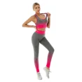 thumbnail image 1 of Conjunto de ropa deportiva de 2 piezas para mujer, sujetador elástico que cambia de forma Gradual, mallas de entrenamiento, 1 of 4