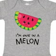 thumbnail image 4 of Inktastic I'm One in a Melon Watermelon Humor Boys or Girls Baby Bodysuit, 4 of 5