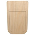 thumbnail image 1 of Drinking Glass Icon Wood Shape Unfinished Piece Cutout Craft DIY Projects - 4.70 Inch Size - 1/8 Inch Thick, 1 of 7
