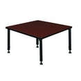thumbnail image 3 of Regency Kee 42" Square Height Adjustable Classroom Table - Mahogany, 3 of 6