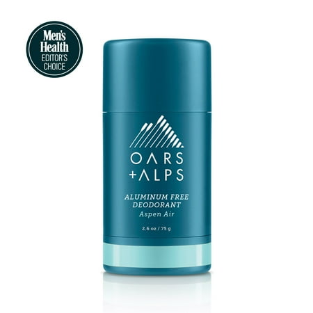 Oars + Alps Aluminum Free Deodorant for Men and Women  Dermatologist Tested and Made with Clean Ingredients  Travel Size  Aspen Air  1 Pack  2.6 Oz