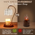 thumbnail image 3 of Funistree Candle Warmer Lamp with Timer Dimmable , Flower Wax Warmer for Jar Candles, Wax Melter for Women Mom Wife, Christmas Home Style, 3 of 8