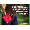 thumbnail image 2 of Triumph Professional Red Canvas Duck Cloth 16 oz. Bean Bag Set for Bean Bag Toss Outdoor Play, 2 of 12