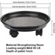 thumbnail image 2 of Paquete de 2 soportes para macetas de resina PP Vhermosa WMJ-0108 con 4 ruedas universales, 2 of 6