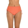 thumbnail image 3 of 24th  Ocean Solid Mid Waist Side Tie Hipster Bottom, 3 of 10