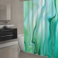 thumbnail image 3 of Abstract Shower Curtain Marble Colorful Shower Curtain for Bathroom Bathtub Home Decor with 12 Hooks 72"x72", 3 of 7