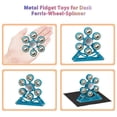 thumbnail image 4 of Rueda giratoria Fidget Toy Samisoler, metal, 6 rodamientos, 7 cm, 4 of 9