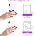 thumbnail image 4 of Tacomege Soporte Transparente Para Anillo De Teléfono, Soporte Para Anillo De Dedo, Soporte Para Teléfono Celular, Tableta, Accesorios (Redondo-Transparente) (1), 4 of 5