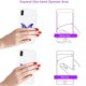 thumbnail image 4 of Tacomege Soporte Transparente Para Anillo De Teléfono, Soporte Para Anillo De Dedo, Soporte Para Teléfono Celular, Tableta, Accesorios (Redondo-Transparente) (1), 4 of 5
