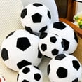 thumbnail image 5 of MMJ Stuffed Animals Soccer Ball Plush Toy 8.66in Soft Cuddly Pillow for Sports Decor Game Day, 5 of 6