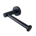 thumbnail image 4 of Stainless Toilet Paper Holder Half Open Tissue Roll Dispenser Wall Punching_Black, 4 of 7