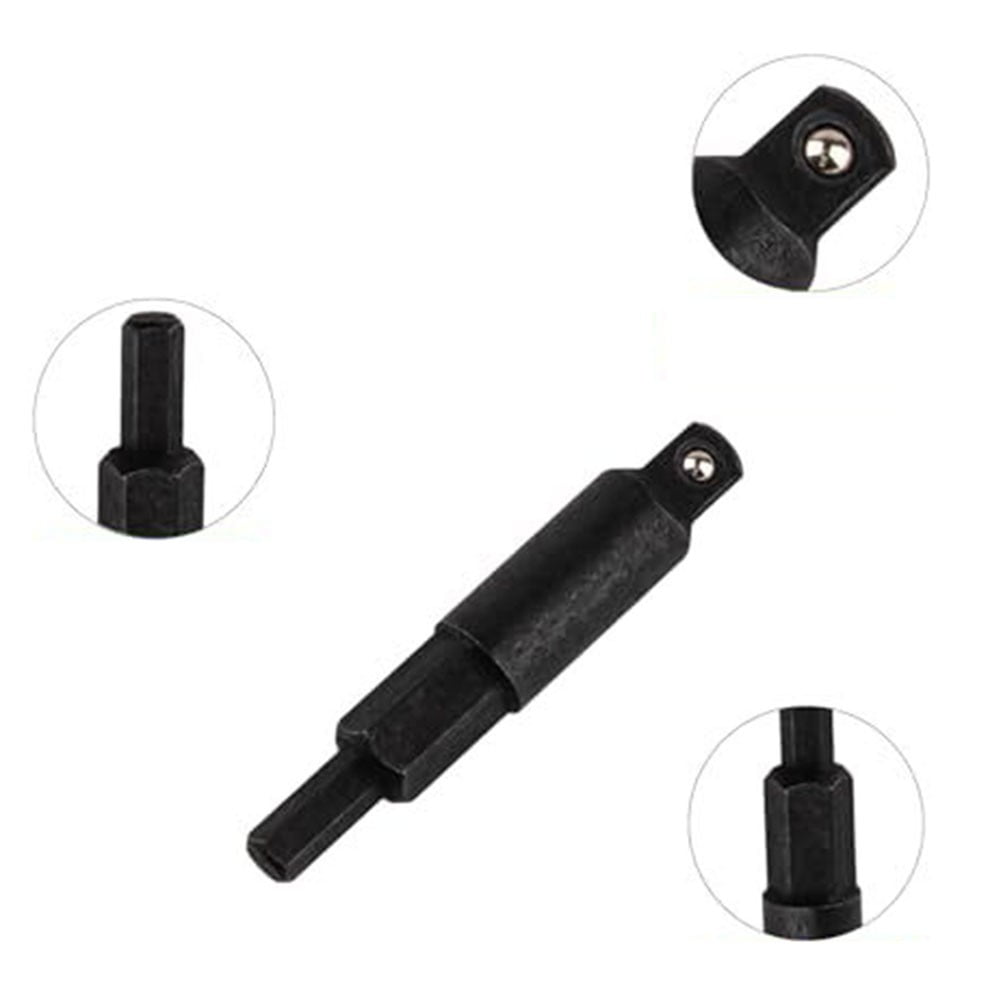 Valve Core Remover Installer Tool HVAC Service Wrench Set with Hex Bit Adapters