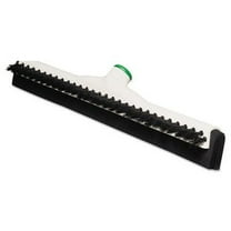 Unger UNGPB45A 18 in. Sanitary Brush with Squeegee, Black