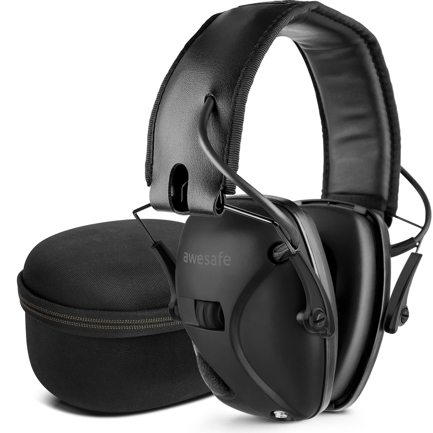 awesafe Electronic Shooting Hearing Protection Earmuffs Comes with Hard