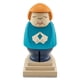 thumbnail image 1 of Figuras de la escultura de madera Arte 3D Artesanía artificial Dibujos animados Decoración Ornamento Prop Regalo para niños para fuera del dormitorio interior azul AweSitey HA009917-02B, 1 of 6
