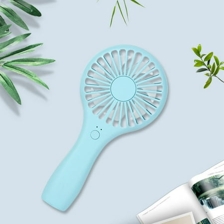 

Mini Handheld Fan Battery Operated Small Personal Portable Fan Speed Adjustable USB Rechargeable Fan Cute Design Powerful Fan for Kids Girls Women Men Indoor Outdoor Travelling