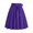 Purple, variant on Sngxgn Women's Elegant High Waist A Line Flared Midi Skirt(Purple,L)